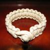 khaki paracord survival bracelet