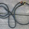 #2. 5' black slip leash created for "Halloween theme" Mondio trial prize