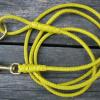 5' yellow leash with thumb loop