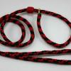 5' red/black slip lead